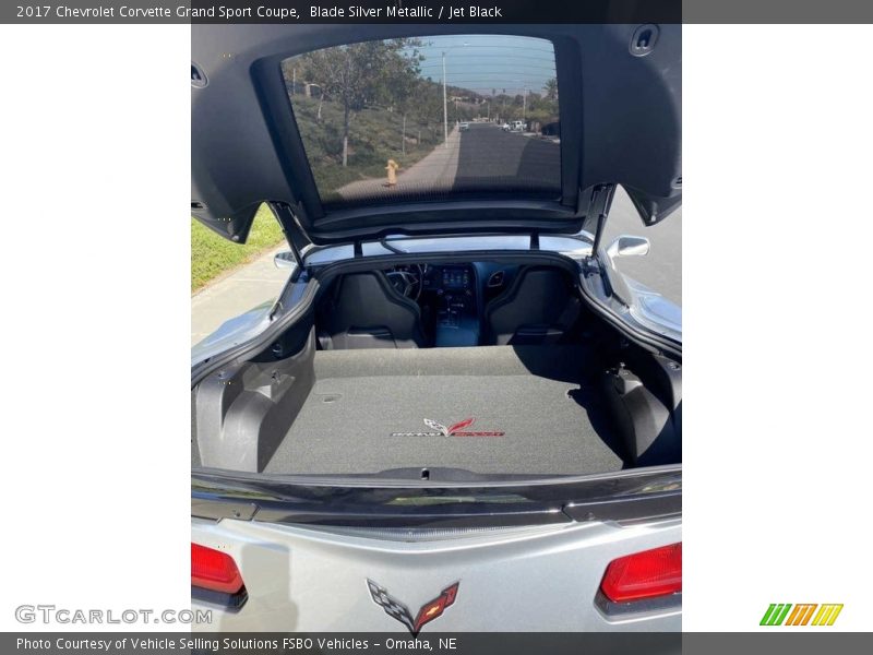Blade Silver Metallic / Jet Black 2017 Chevrolet Corvette Grand Sport Coupe