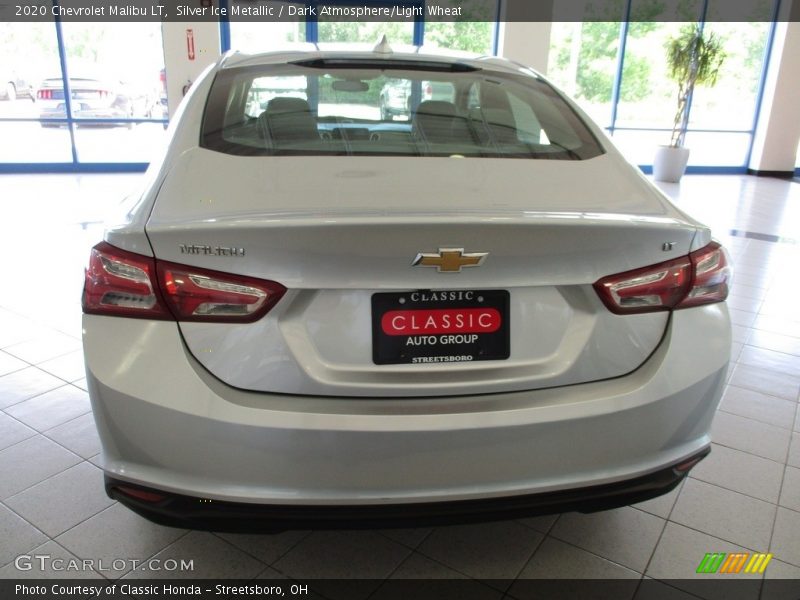 Silver Ice Metallic / Dark Atmosphere/Light Wheat 2020 Chevrolet Malibu LT