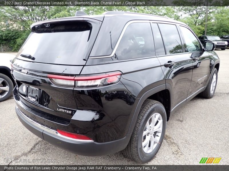 Diamond Black Crystal Pearl / Global Black 2022 Jeep Grand Cherokee Limited 4x4