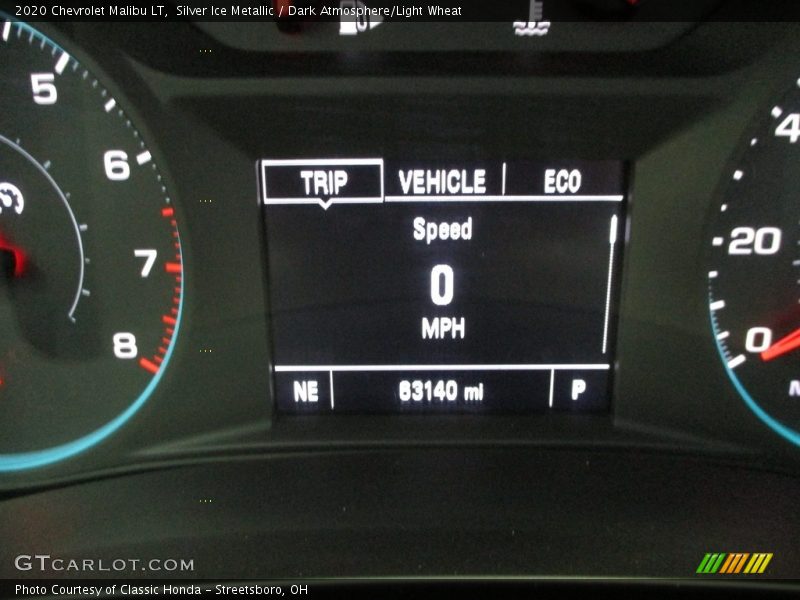 Silver Ice Metallic / Dark Atmosphere/Light Wheat 2020 Chevrolet Malibu LT