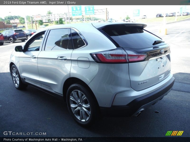 Ingot Silver / Ebony 2019 Ford Edge Titanium AWD