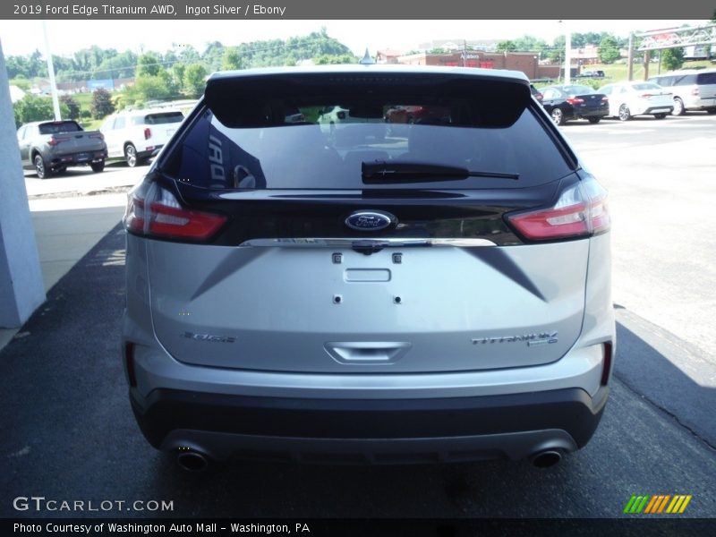 Ingot Silver / Ebony 2019 Ford Edge Titanium AWD