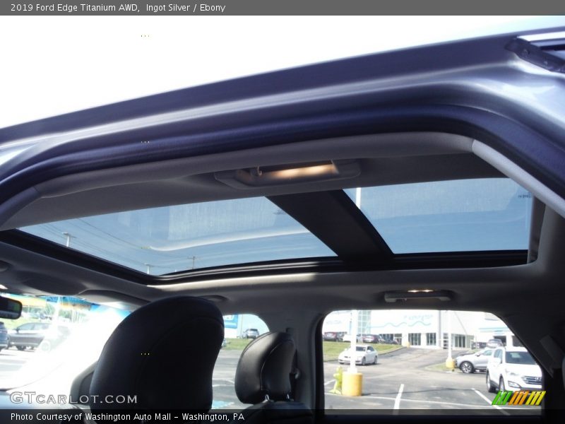 Ingot Silver / Ebony 2019 Ford Edge Titanium AWD