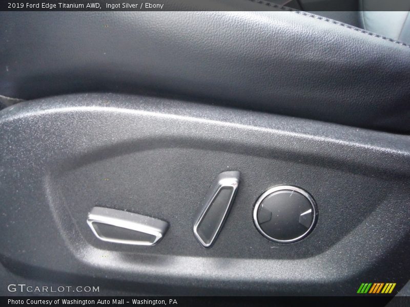 Ingot Silver / Ebony 2019 Ford Edge Titanium AWD