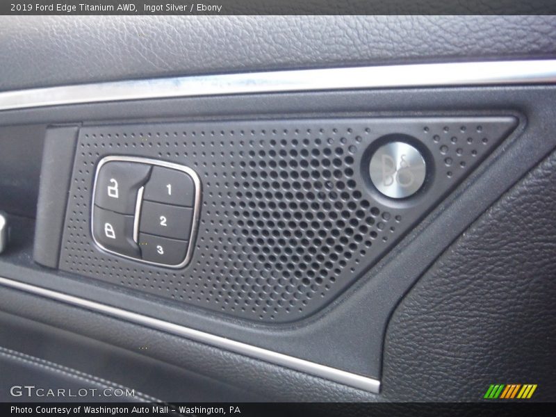 Ingot Silver / Ebony 2019 Ford Edge Titanium AWD