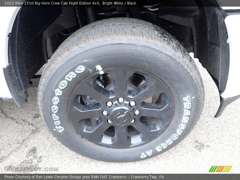 Bright White / Black 2022 Ram 2500 Big Horn Crew Cab Night Edition 4x4