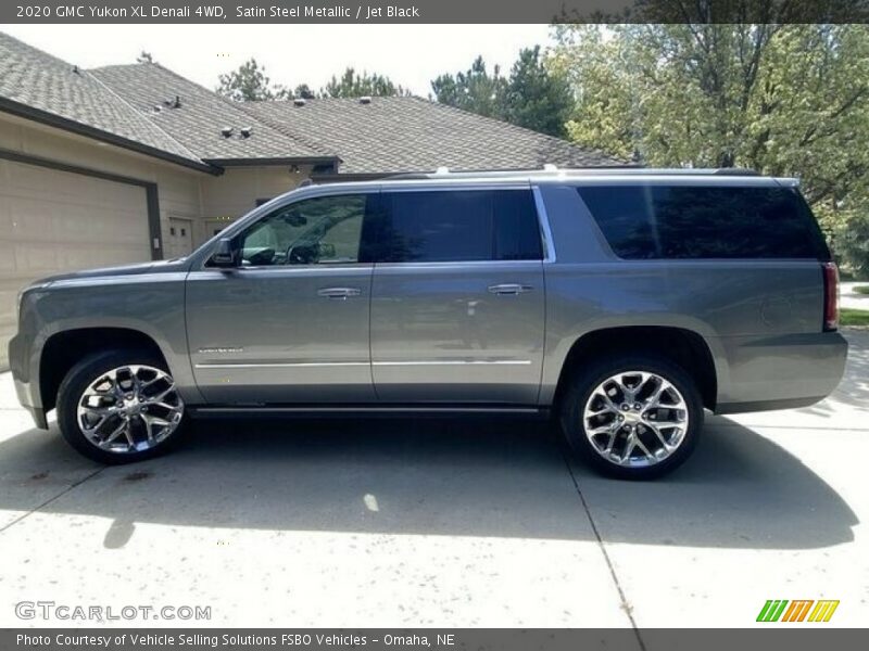 Satin Steel Metallic / Jet Black 2020 GMC Yukon XL Denali 4WD