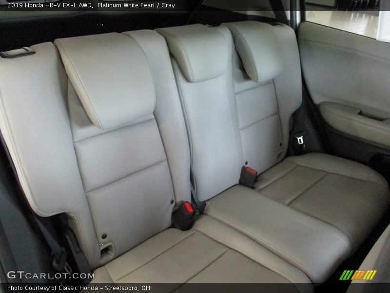 Platinum White Pearl / Gray 2019 Honda HR-V EX-L AWD
