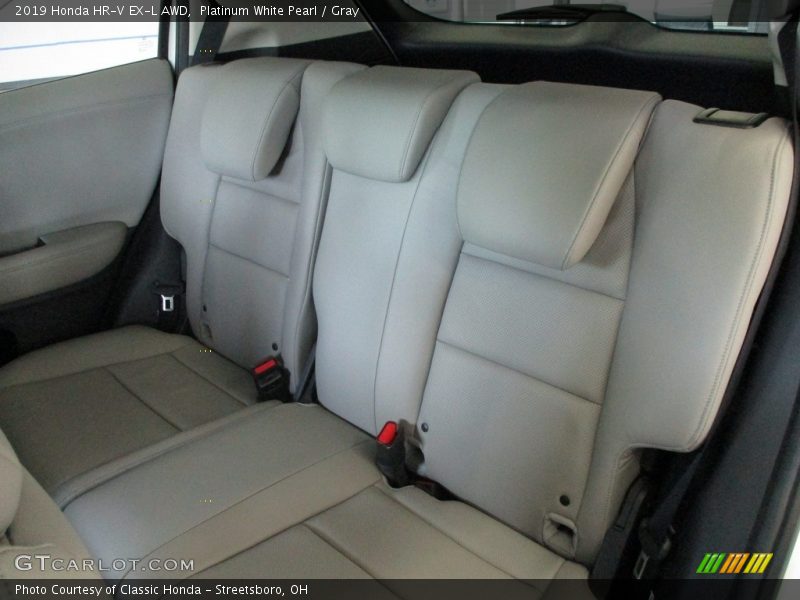 Platinum White Pearl / Gray 2019 Honda HR-V EX-L AWD