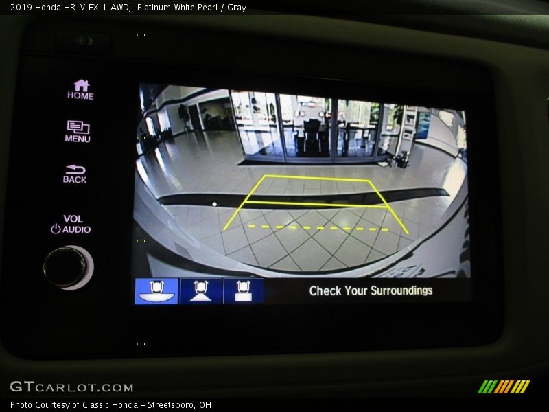 Platinum White Pearl / Gray 2019 Honda HR-V EX-L AWD