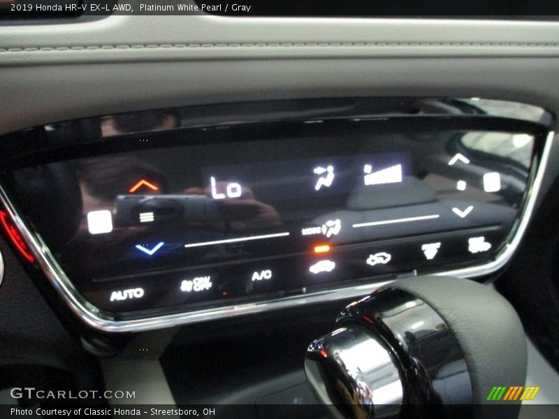 Platinum White Pearl / Gray 2019 Honda HR-V EX-L AWD
