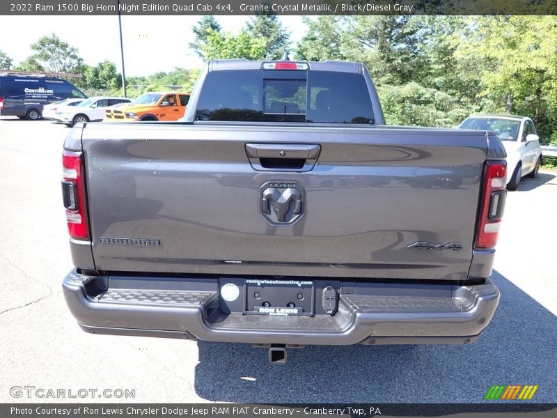 Granite Crystal Metallic / Black/Diesel Gray 2022 Ram 1500 Big Horn Night Edition Quad Cab 4x4