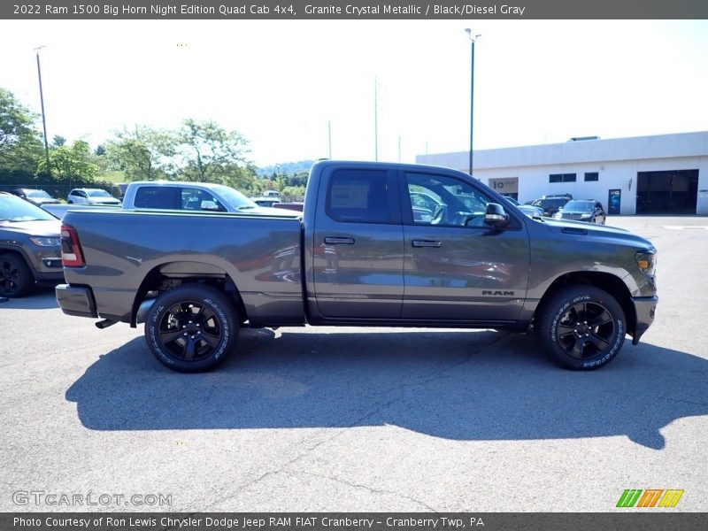 Granite Crystal Metallic / Black/Diesel Gray 2022 Ram 1500 Big Horn Night Edition Quad Cab 4x4