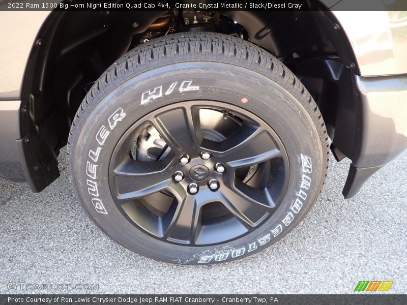 Granite Crystal Metallic / Black/Diesel Gray 2022 Ram 1500 Big Horn Night Edition Quad Cab 4x4