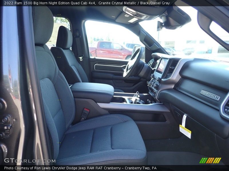 Granite Crystal Metallic / Black/Diesel Gray 2022 Ram 1500 Big Horn Night Edition Quad Cab 4x4