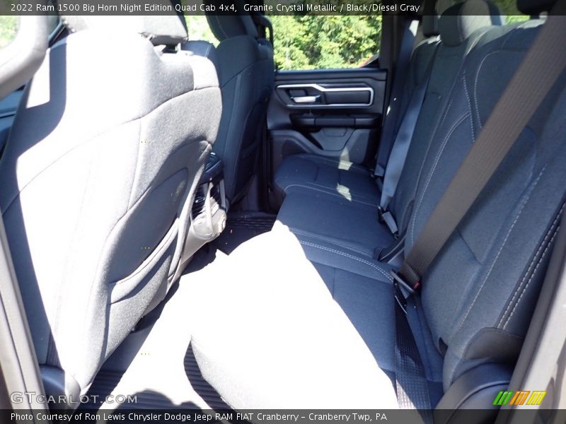 Granite Crystal Metallic / Black/Diesel Gray 2022 Ram 1500 Big Horn Night Edition Quad Cab 4x4