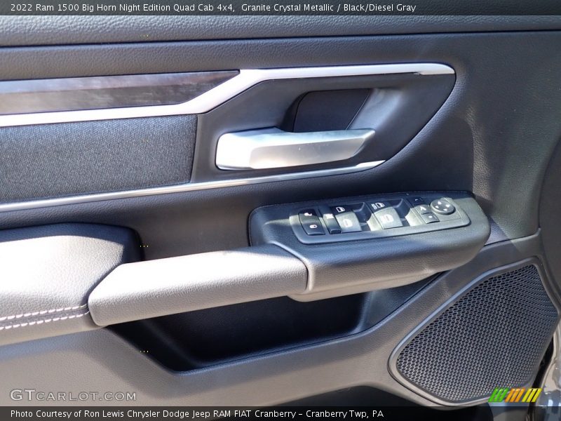 Granite Crystal Metallic / Black/Diesel Gray 2022 Ram 1500 Big Horn Night Edition Quad Cab 4x4