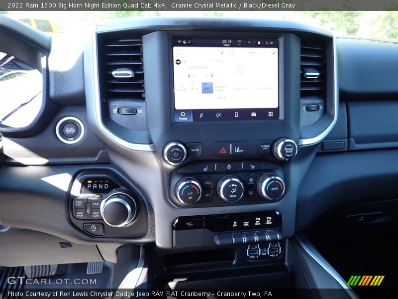 Granite Crystal Metallic / Black/Diesel Gray 2022 Ram 1500 Big Horn Night Edition Quad Cab 4x4