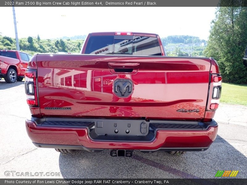 Delmonico Red Pearl / Black 2022 Ram 2500 Big Horn Crew Cab Night Edition 4x4