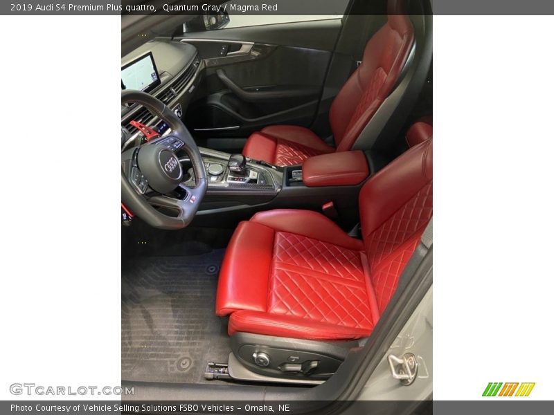 Front Seat of 2019 S4 Premium Plus quattro