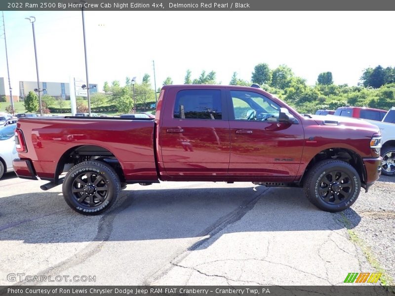 Delmonico Red Pearl / Black 2022 Ram 2500 Big Horn Crew Cab Night Edition 4x4