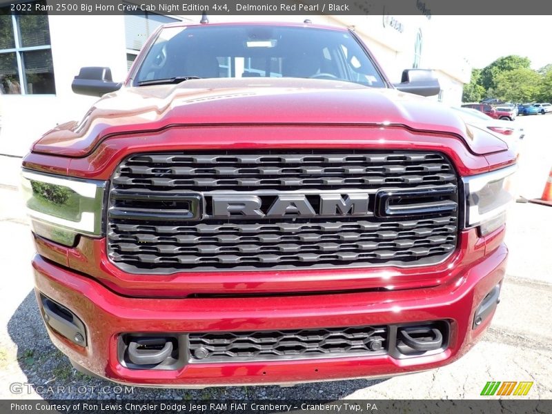 Delmonico Red Pearl / Black 2022 Ram 2500 Big Horn Crew Cab Night Edition 4x4