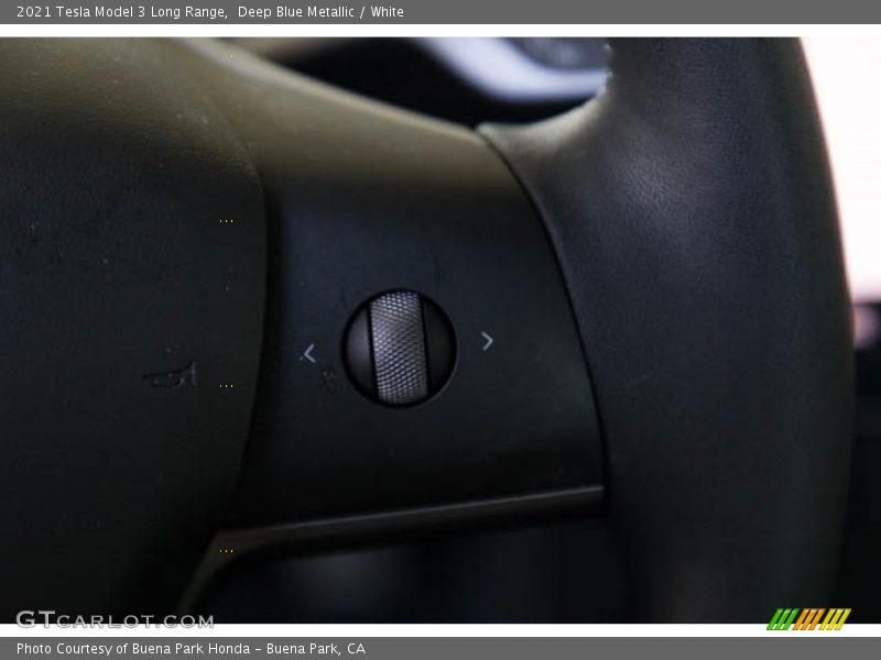 Deep Blue Metallic / White 2021 Tesla Model 3 Long Range