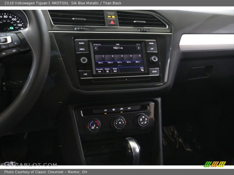 Silk Blue Metallic / Titan Black 2018 Volkswagen Tiguan S 4MOTION