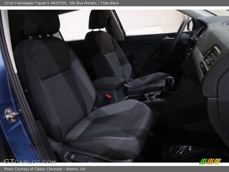 Silk Blue Metallic / Titan Black 2018 Volkswagen Tiguan S 4MOTION