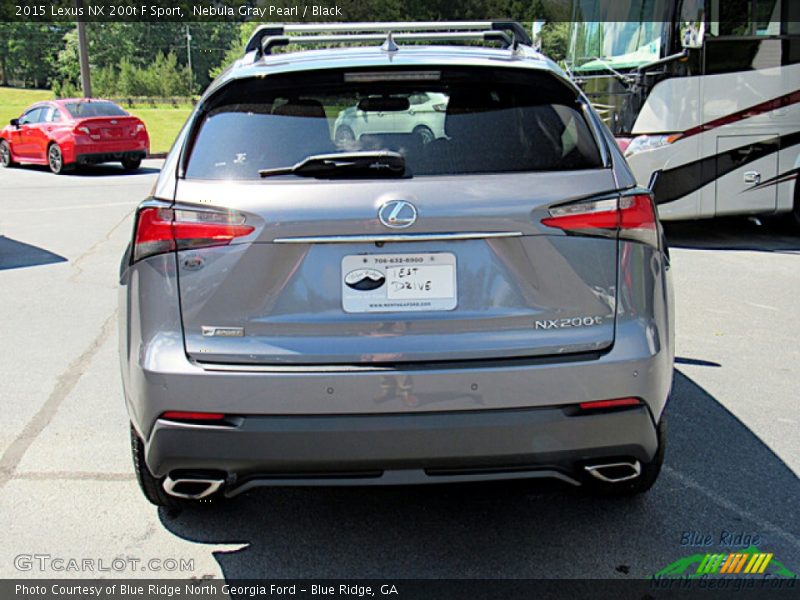 Nebula Gray Pearl / Black 2015 Lexus NX 200t F Sport