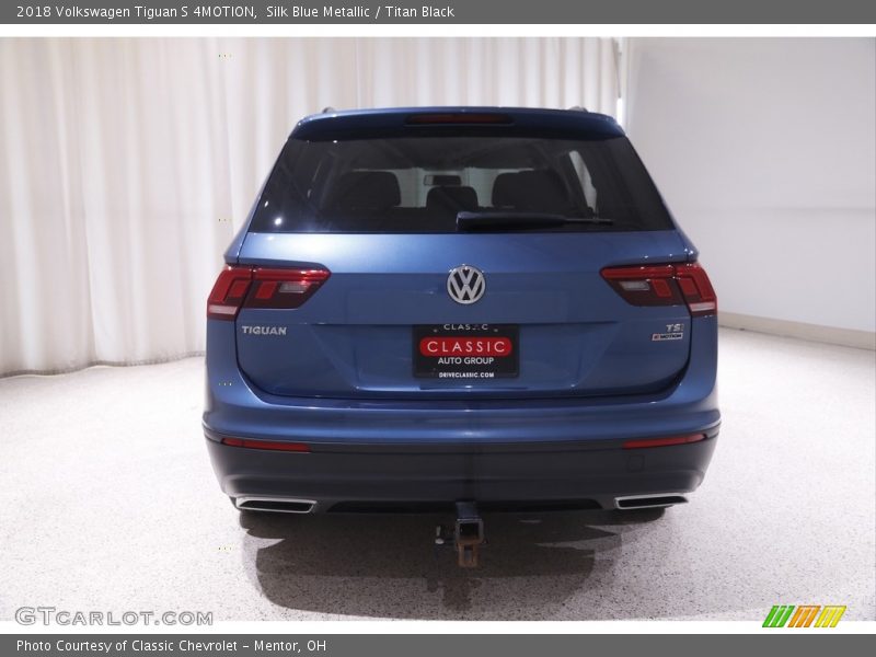 Silk Blue Metallic / Titan Black 2018 Volkswagen Tiguan S 4MOTION