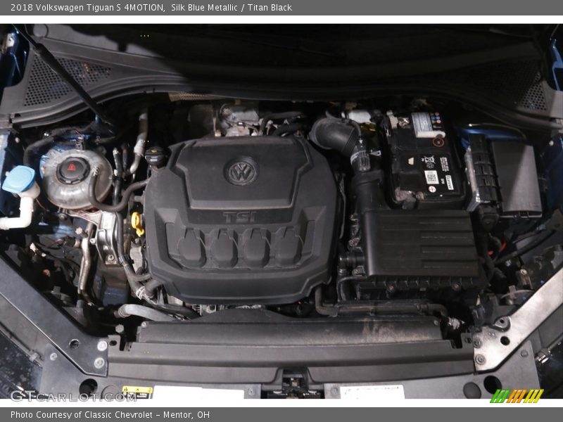 Silk Blue Metallic / Titan Black 2018 Volkswagen Tiguan S 4MOTION
