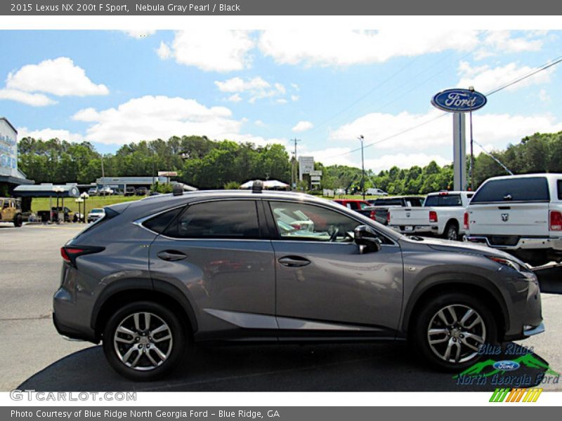 Nebula Gray Pearl / Black 2015 Lexus NX 200t F Sport