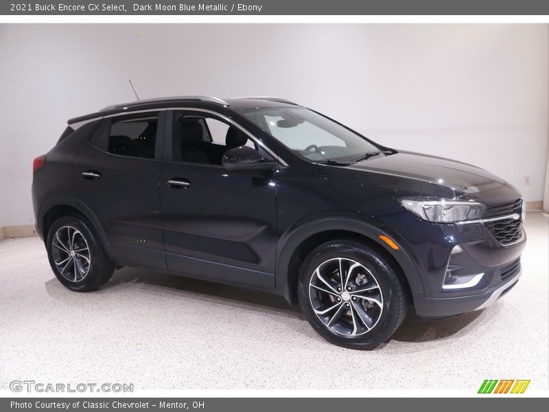 Dark Moon Blue Metallic / Ebony 2021 Buick Encore GX Select