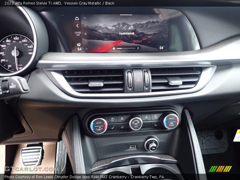 Vesuvio Gray Metallic / Black 2022 Alfa Romeo Stelvio Ti AWD