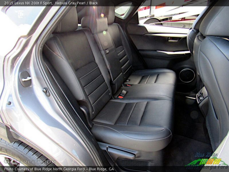 Rear Seat of 2015 NX 200t F Sport