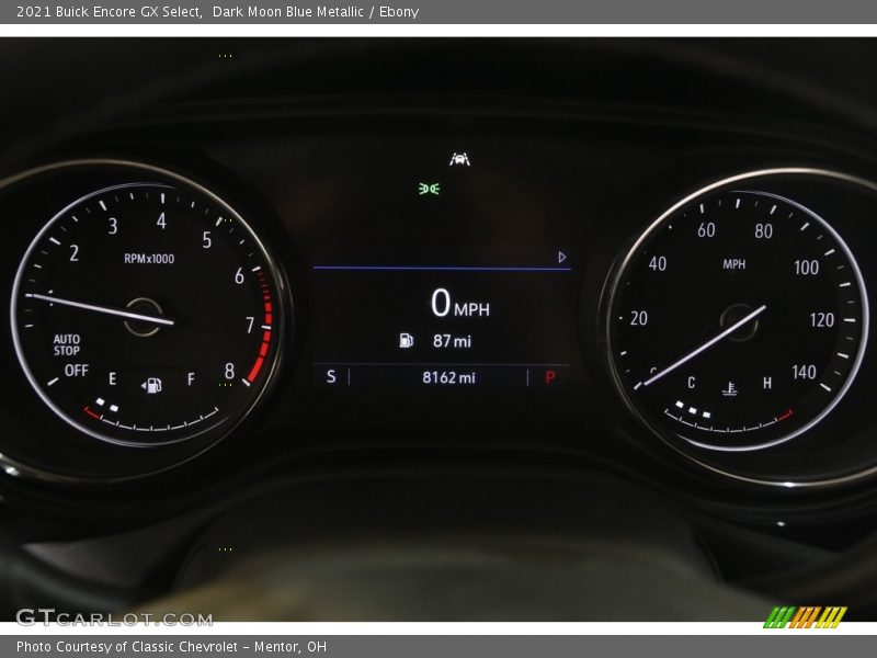 Dark Moon Blue Metallic / Ebony 2021 Buick Encore GX Select