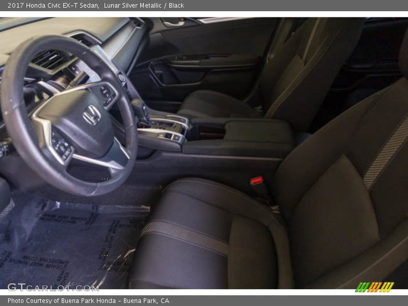 Lunar Silver Metallic / Black 2017 Honda Civic EX-T Sedan