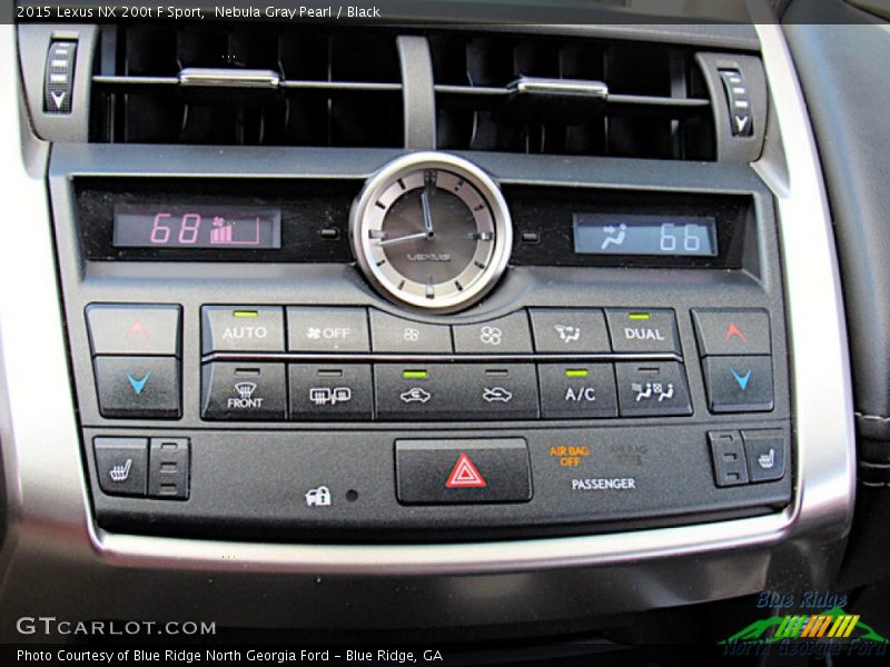 Nebula Gray Pearl / Black 2015 Lexus NX 200t F Sport