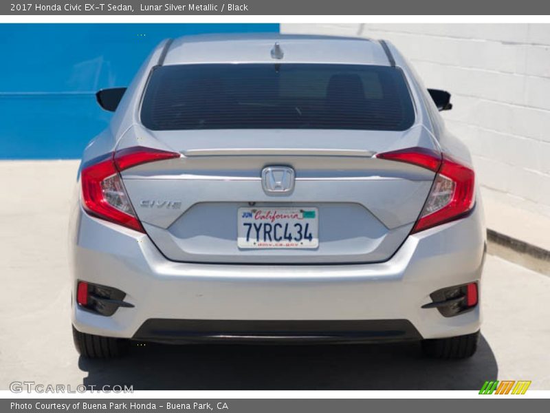 Lunar Silver Metallic / Black 2017 Honda Civic EX-T Sedan