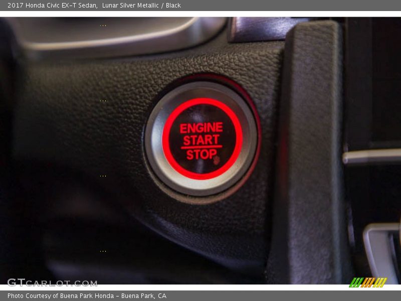Lunar Silver Metallic / Black 2017 Honda Civic EX-T Sedan
