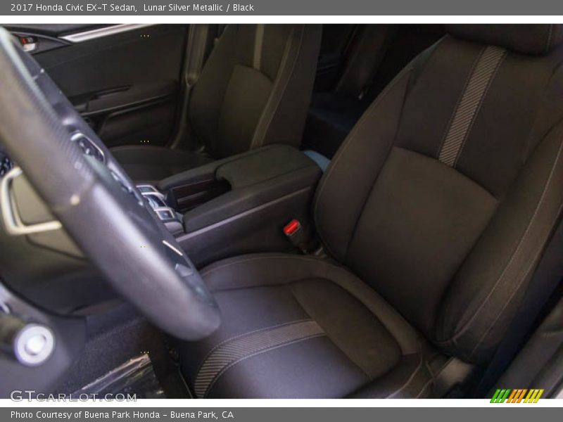Lunar Silver Metallic / Black 2017 Honda Civic EX-T Sedan