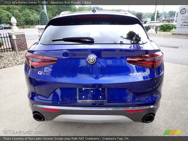 Anodized Blue Metallic / Black 2022 Alfa Romeo Stelvio Ti AWD
