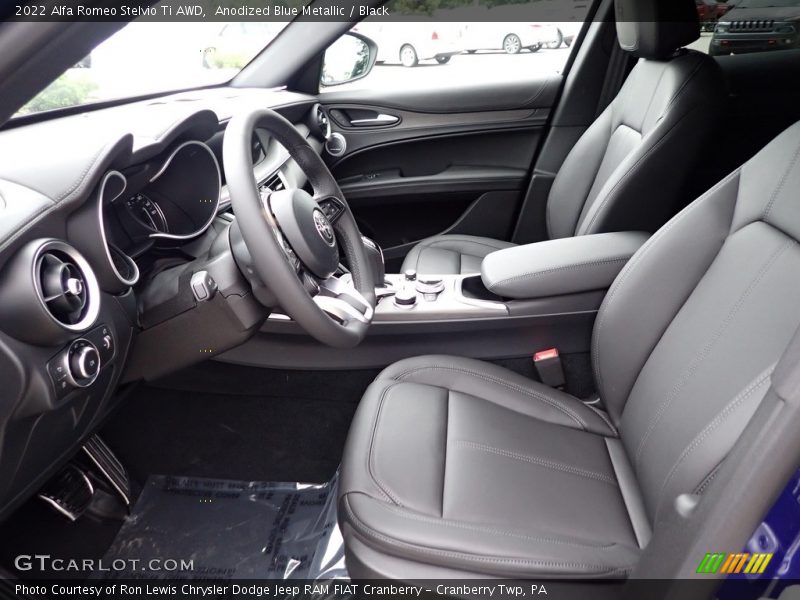Anodized Blue Metallic / Black 2022 Alfa Romeo Stelvio Ti AWD