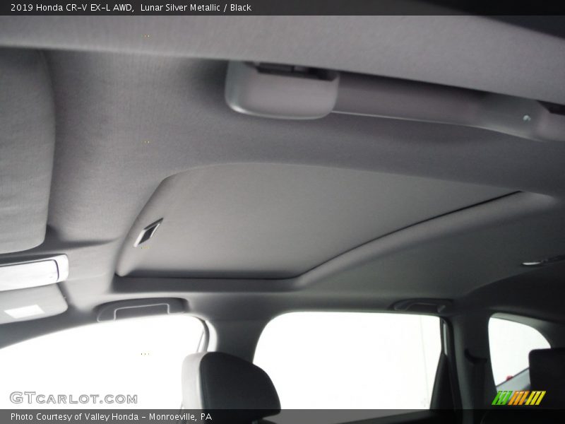 Lunar Silver Metallic / Black 2019 Honda CR-V EX-L AWD