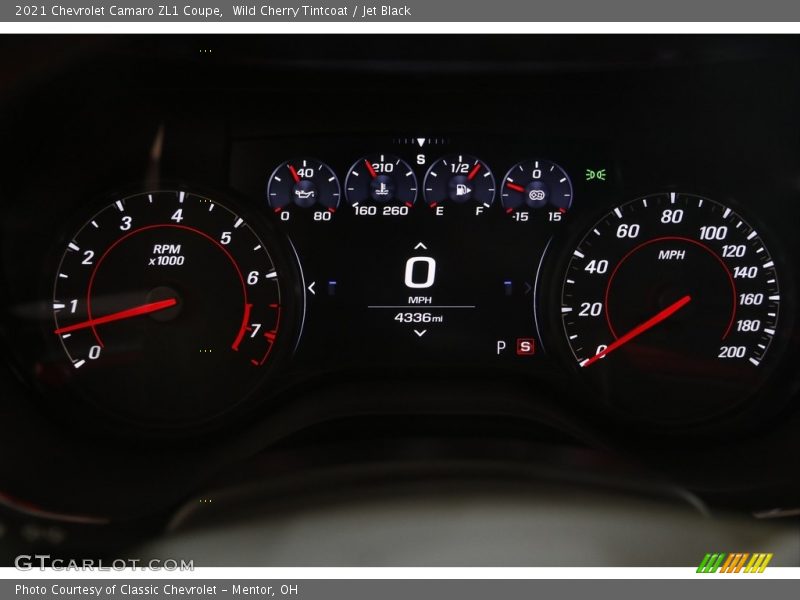 2021 Camaro ZL1 Coupe ZL1 Coupe Gauges