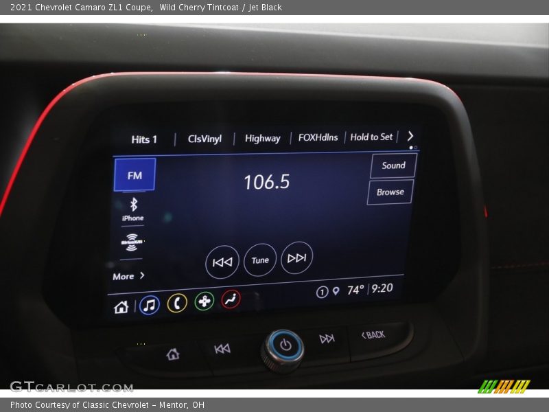 Wild Cherry Tintcoat / Jet Black 2021 Chevrolet Camaro ZL1 Coupe