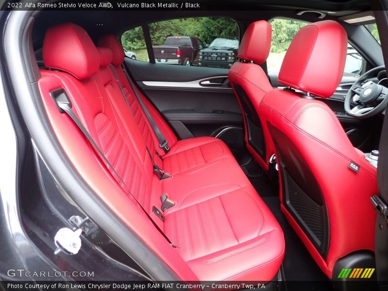 Rear Seat of 2022 Stelvio Veloce AWD