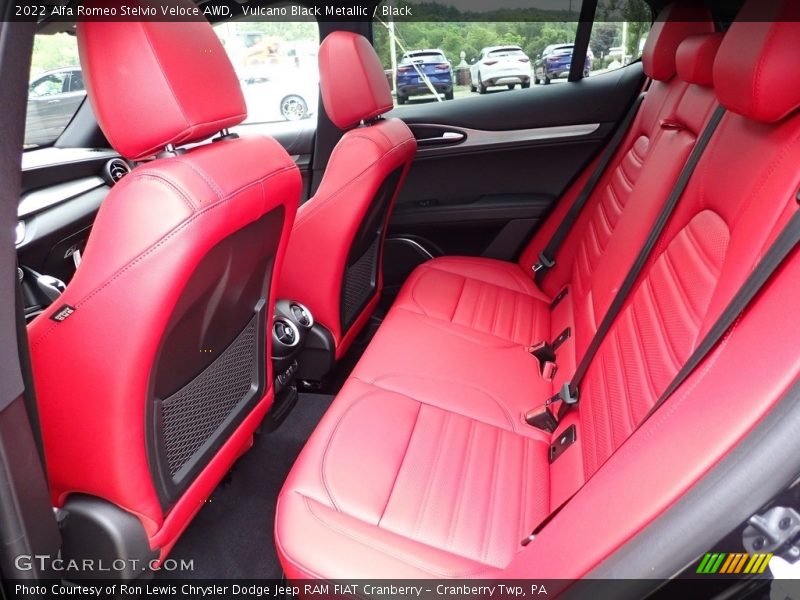 Rear Seat of 2022 Stelvio Veloce AWD