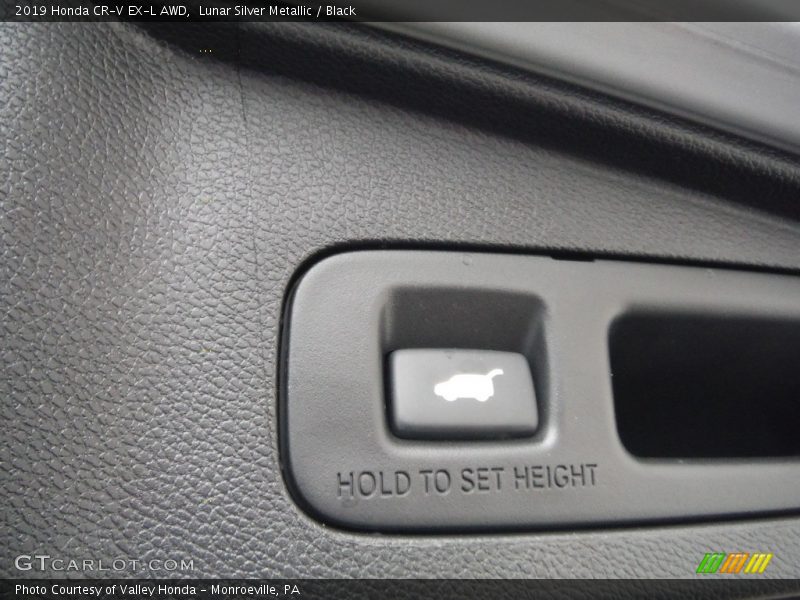 Lunar Silver Metallic / Black 2019 Honda CR-V EX-L AWD